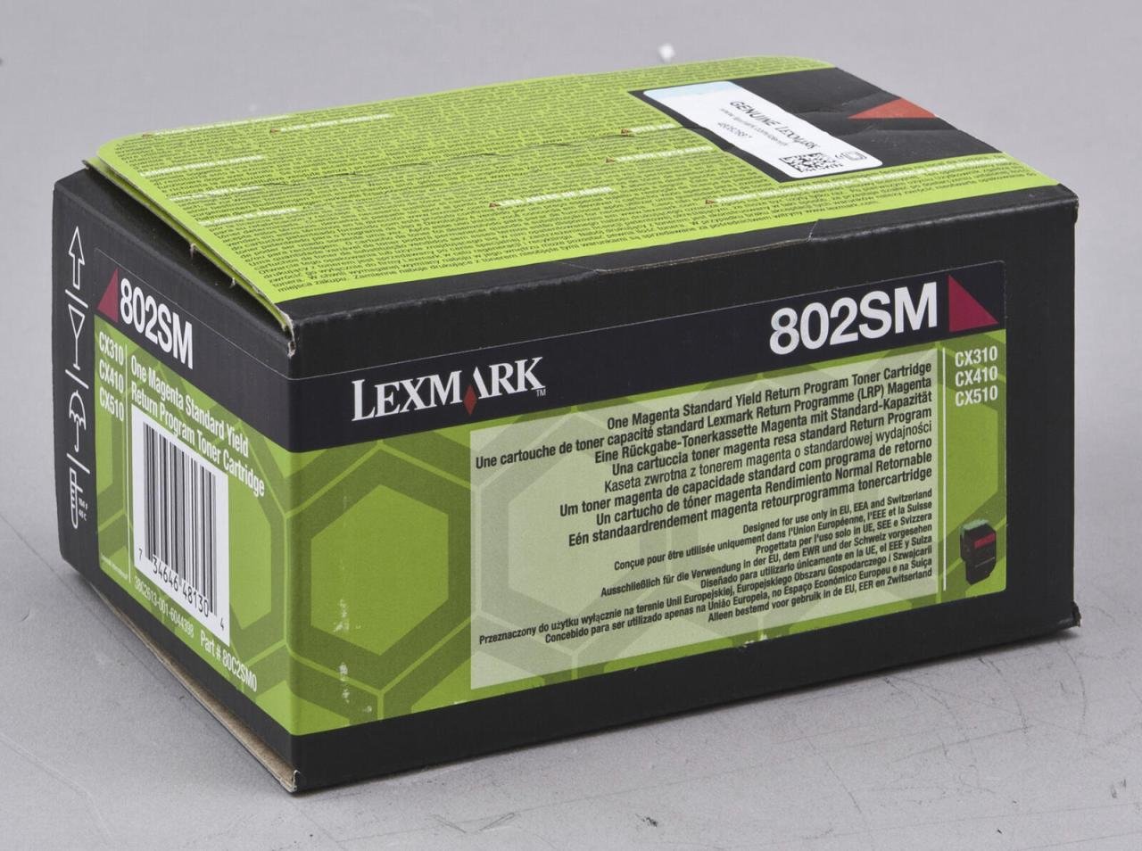 Lexmark Original 802SM Toner magenta 2.000 Seiten (80C2SM0) für CX310n/dn, CX410e/de/dte, CX510de/dhe/dthe