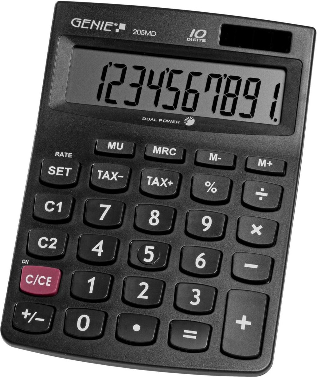 GENIE Tischrechner 205MD schwarz