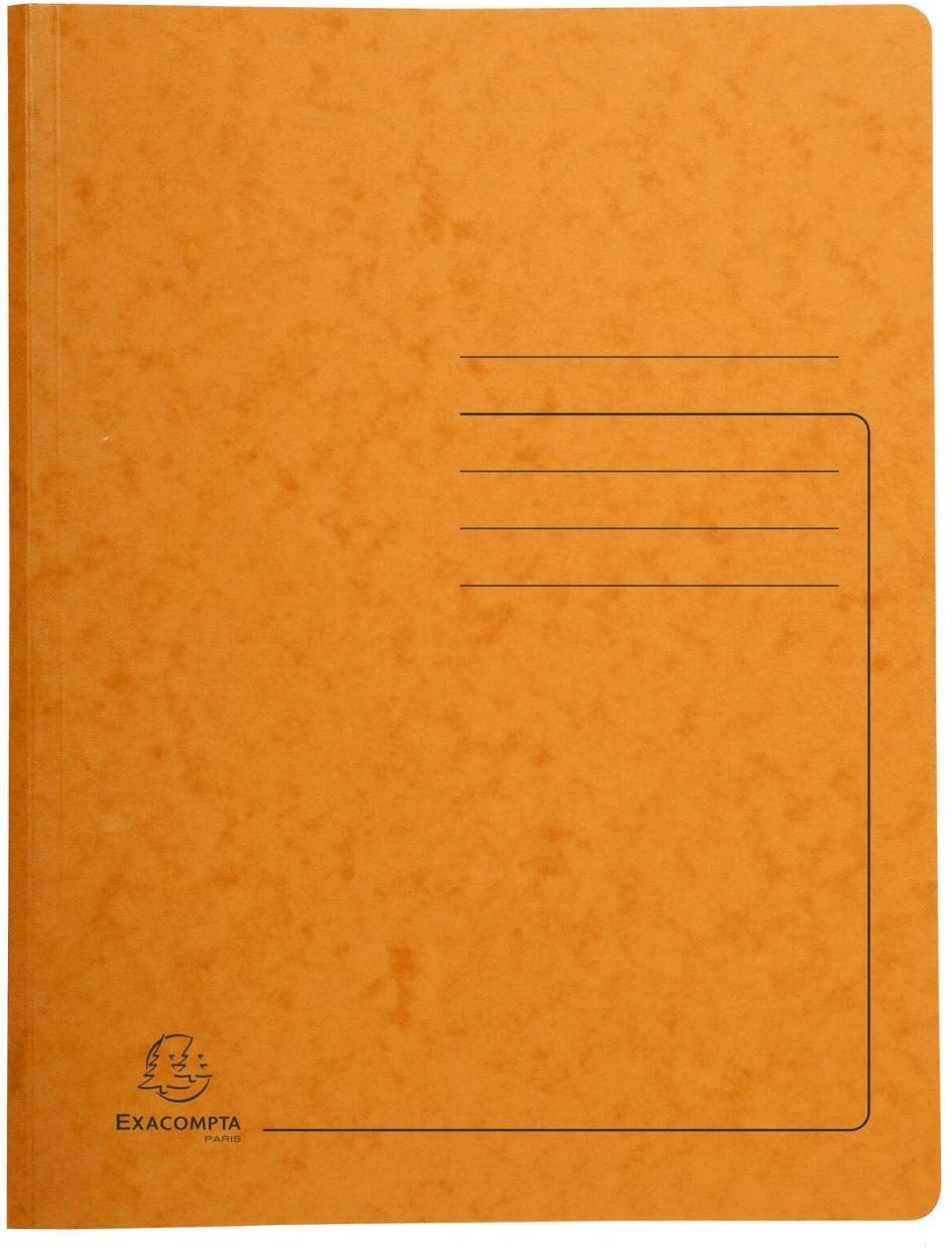 Exacompta Spiralhefter DIN A4 Colorspankarton orange