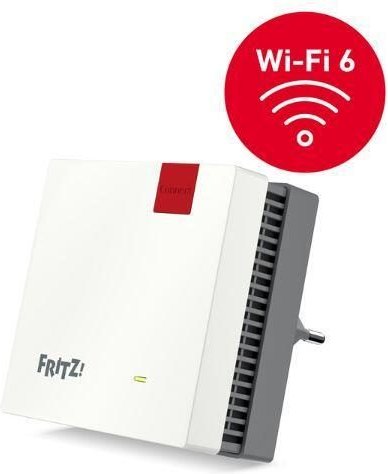AVM FRITZ Repeater 1200 AX WiFi Range-Extender GigE WiFi6 2.4 GHz, 5 GHz