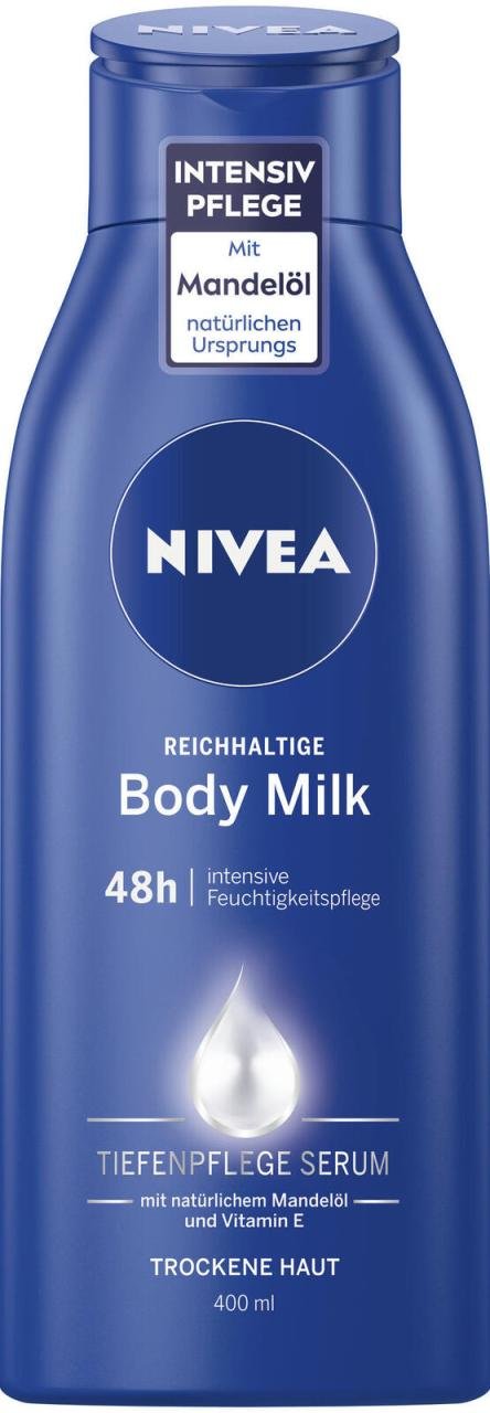 NIVEA REICHHALTIGE Body Milk Bodylotion 0,4 l