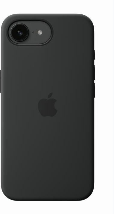 Apple Silikon Case iPhone 16e (schwarz)