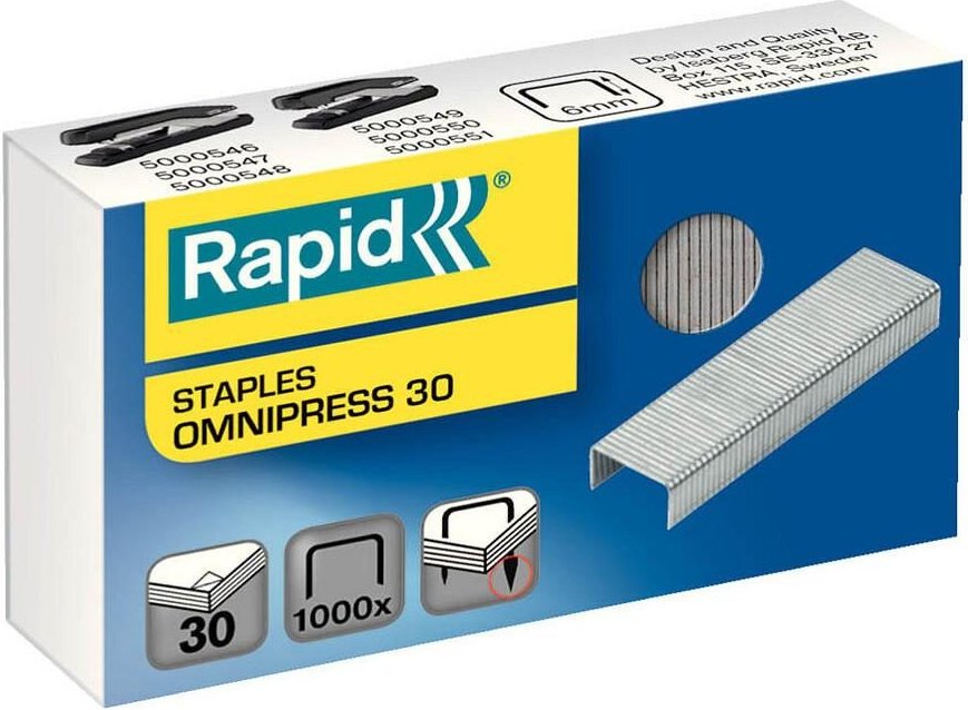 Thumbnail - 1.000 Rapid Heftklammern Omnipress 30