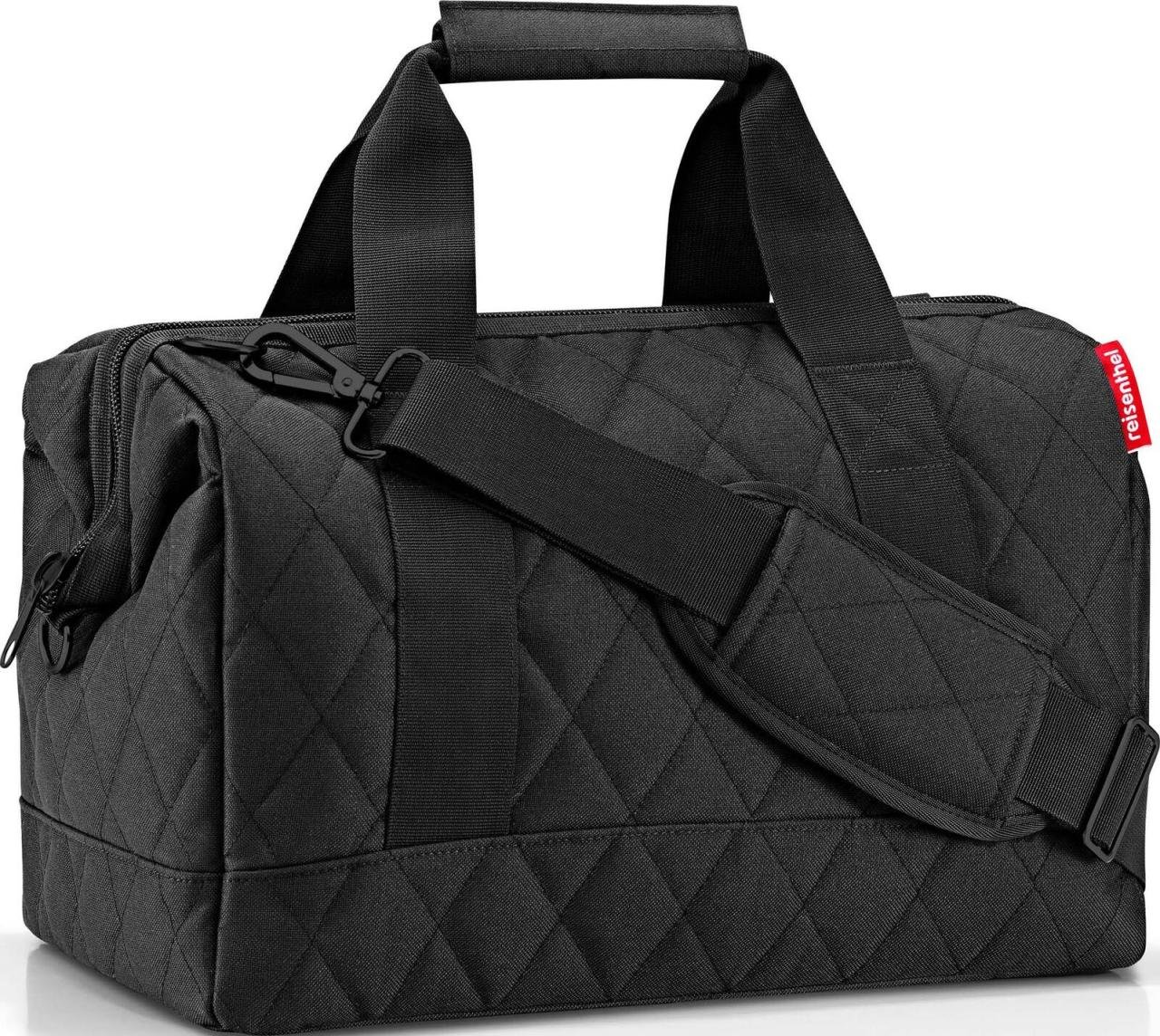 reisenthel® Reisetasche allrounder M rhombus 40,0 x 24,0 x 33,5 cm schwarz 18,0 l