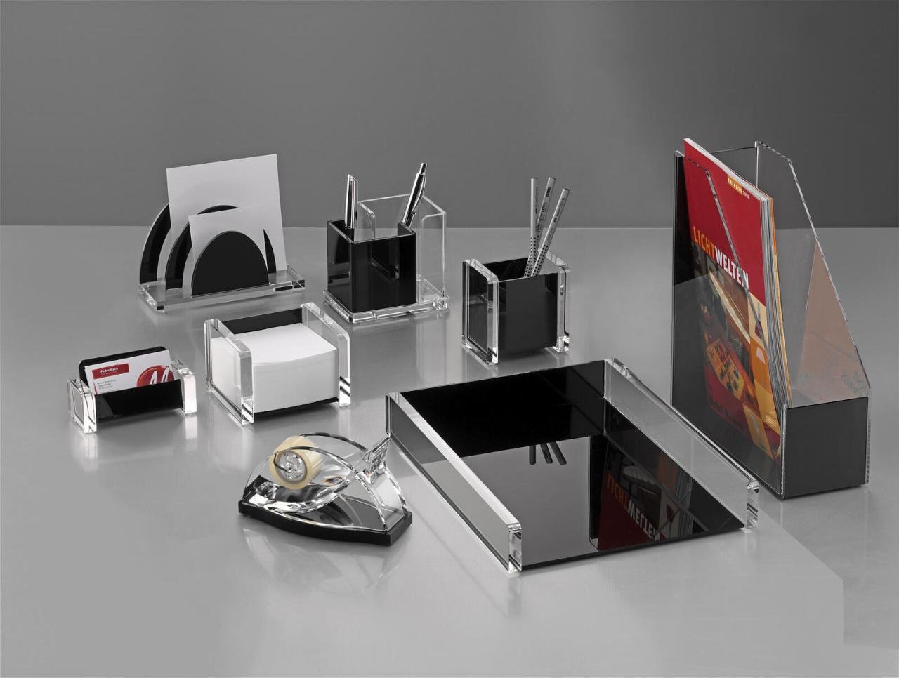 WEDO Acryl Exklusiv Tischabroller transparent