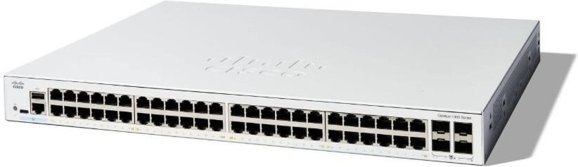 Cisco Catalyst 1300-48T-4X Switch 48x 1GbE + 4x 10GbE SFP+ L3 managed