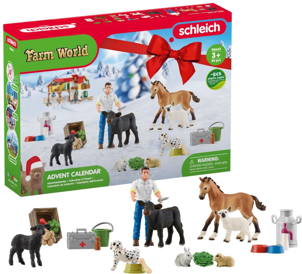 Schleich® Adventskalender mehrfarbig