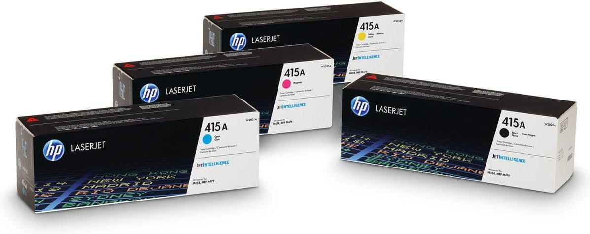 HP Original 415A Toner - 4er Multipack (W2031A, W2033A, W2032A, W2030A)