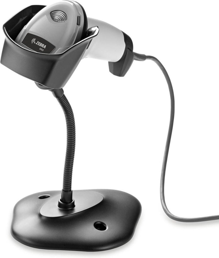 Zebra Barcode-Handscanner DS2208 - USB Kit weiß