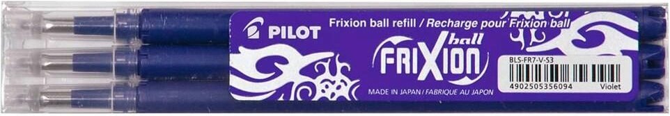 PILOT FRIXION Tintenrollerminen violett - 3 Stück