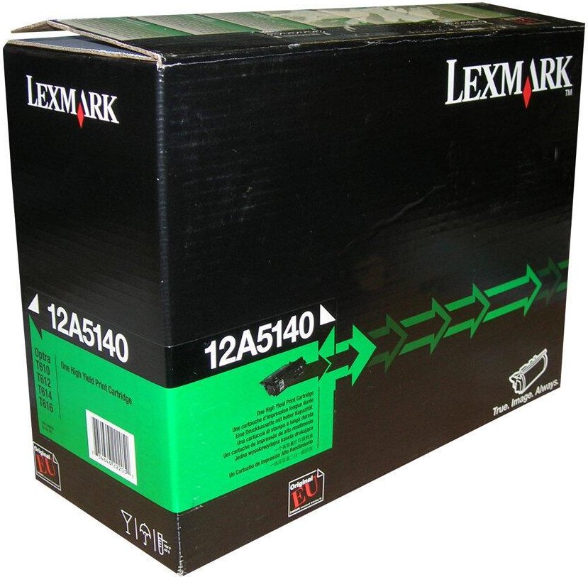 Lexmark Original Toner schwarz 25.000 Seiten (12A5140) für T610/n/tn, 612/n/tn, 614/n/tn