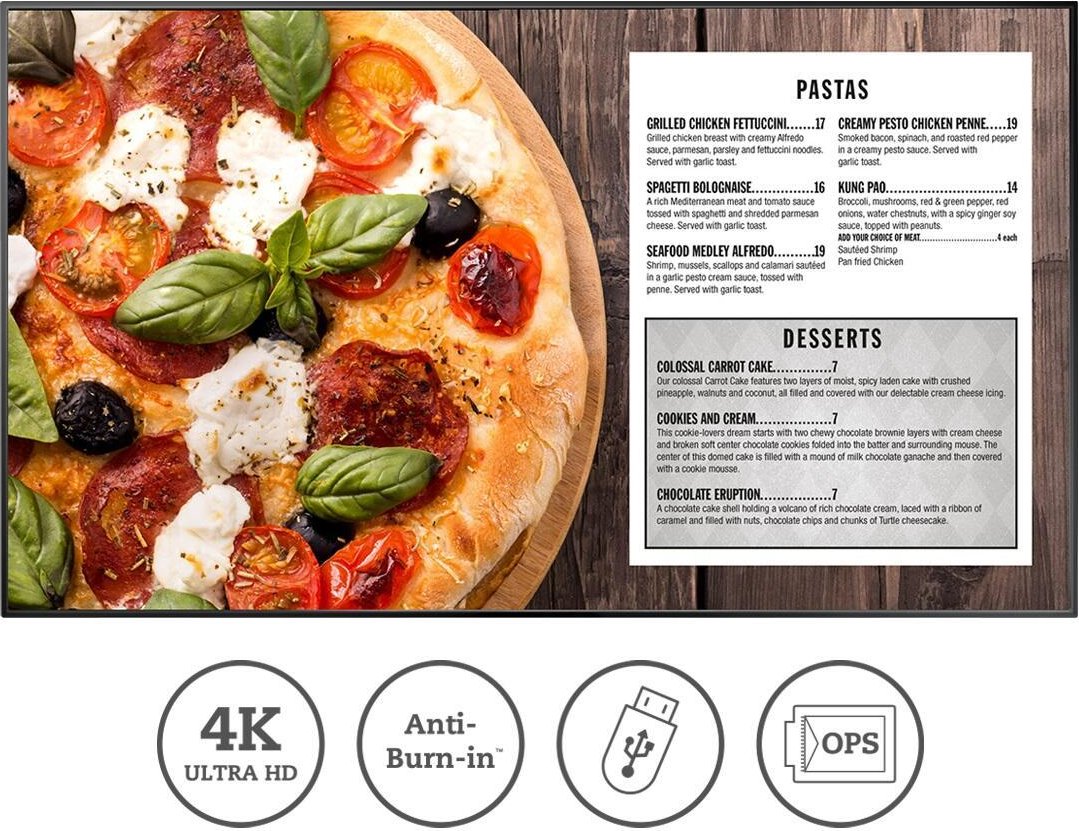 AG Neovo Digital Signage QM-65 LED-Display 165,1 cm (64,5") schwarz