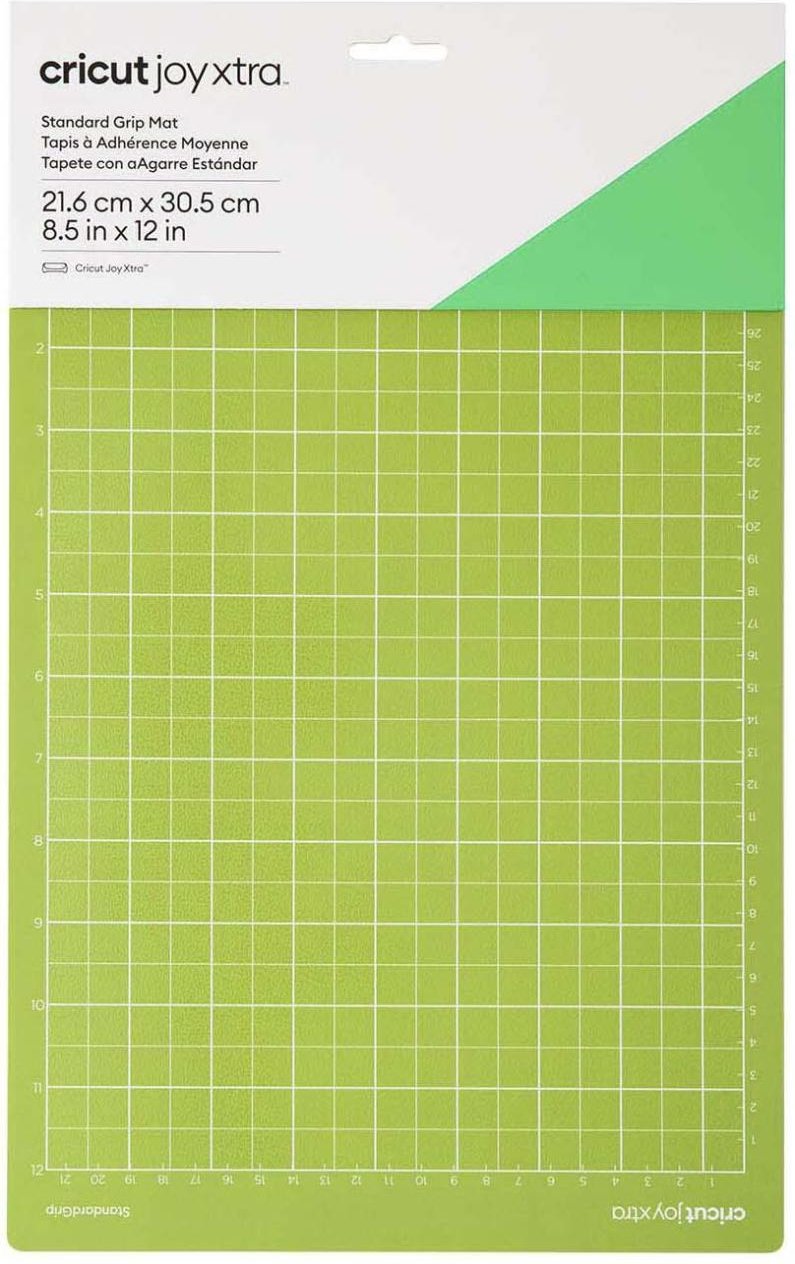 Cricut Joy Xtra StandardGrip Schneidematte für Schneideplotter normal klebend, wiederverwendbar 216 x 305 mm (8,5 x 12 Z