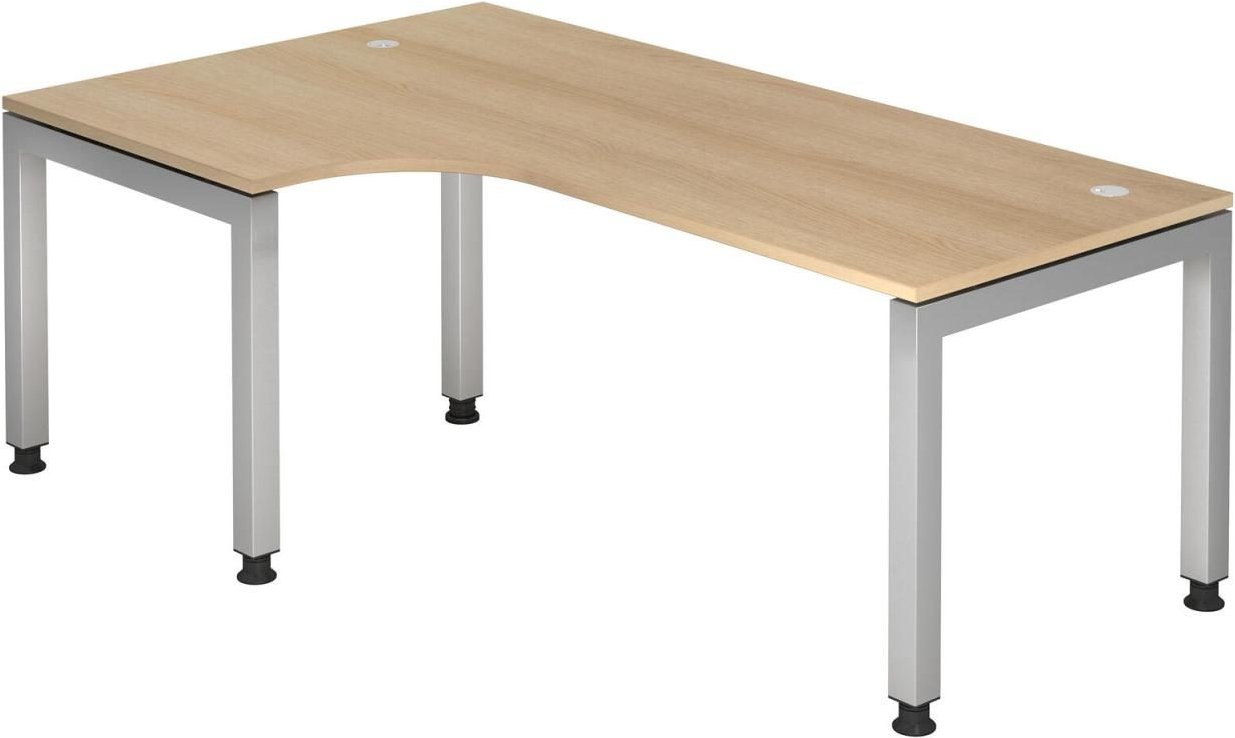 Thumbnail - HAMMERBACHER VJS82/E/S höhenverstellbarer Schreibtisch 68 - 76 cm eiche / eiche