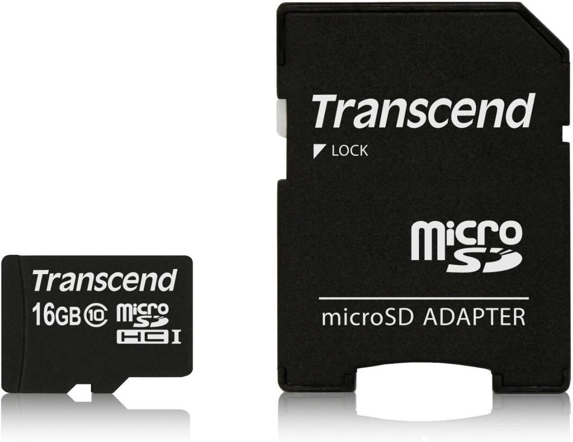 Thumbnail - Transcend TS16GUSDHC10 microSDHC Speicherkarte 16 GB