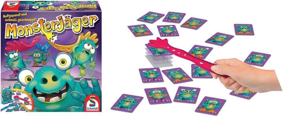 Thumbnail - Schmidt Monsterjäger- Aufgepasst und schnell geschnappt! Kartenspiel