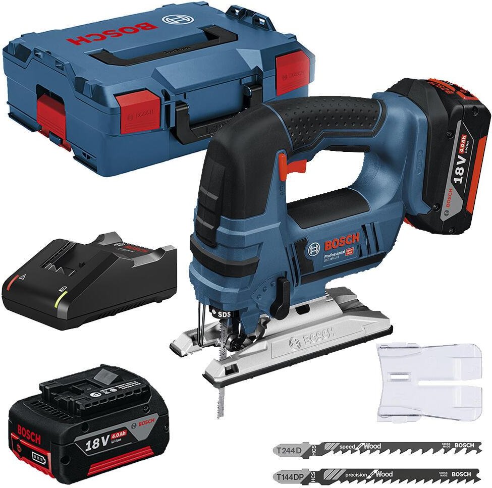 BOSCH Professional Akku-Stichsäge Set GST 18 V-LI B