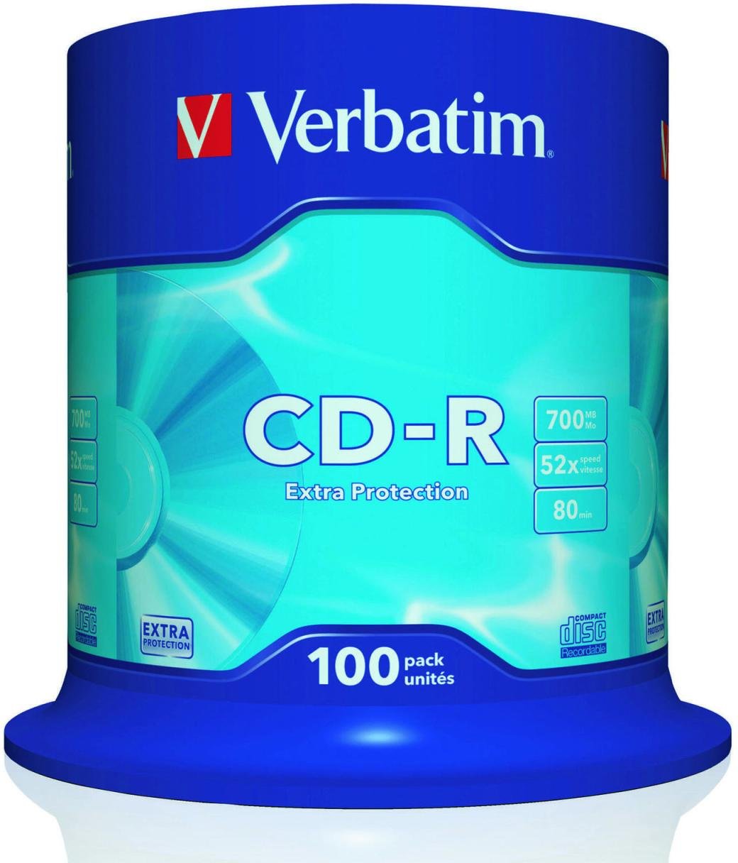 Verbatim CD-R 700MB 52x 100er Spindel