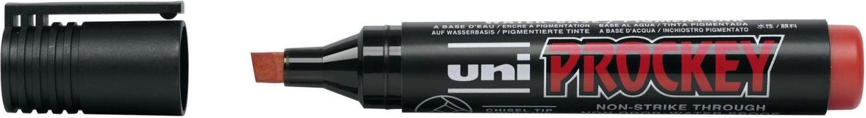 uni-ball Prockey Flipchart-Marker 4.0 - 12.0 mm Rot