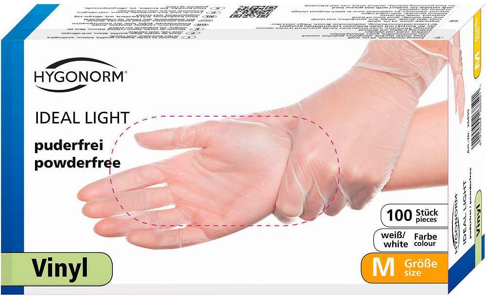 Thumbnail - HYGONORM Einmalhandschuhe IDEAL LIGHT Größe M - 100 Stück