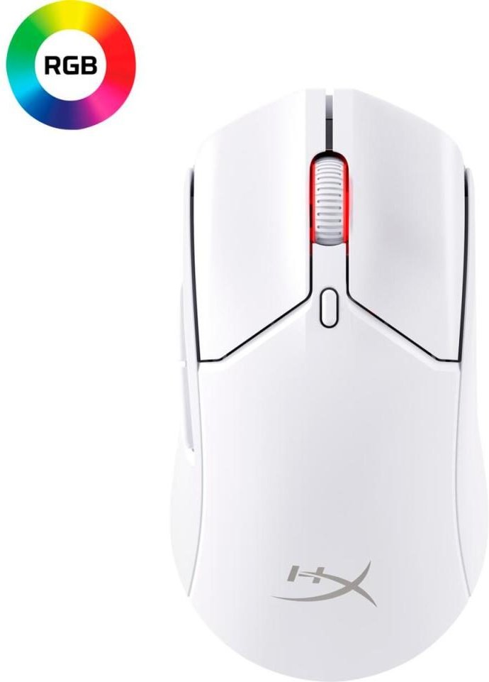Thumbnail - HyperX Pulsefire Haste 2 Wireless Gaming Maus (Weiß)