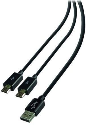 Steelplay Lade- / Datenkabel (PS4) schwarz