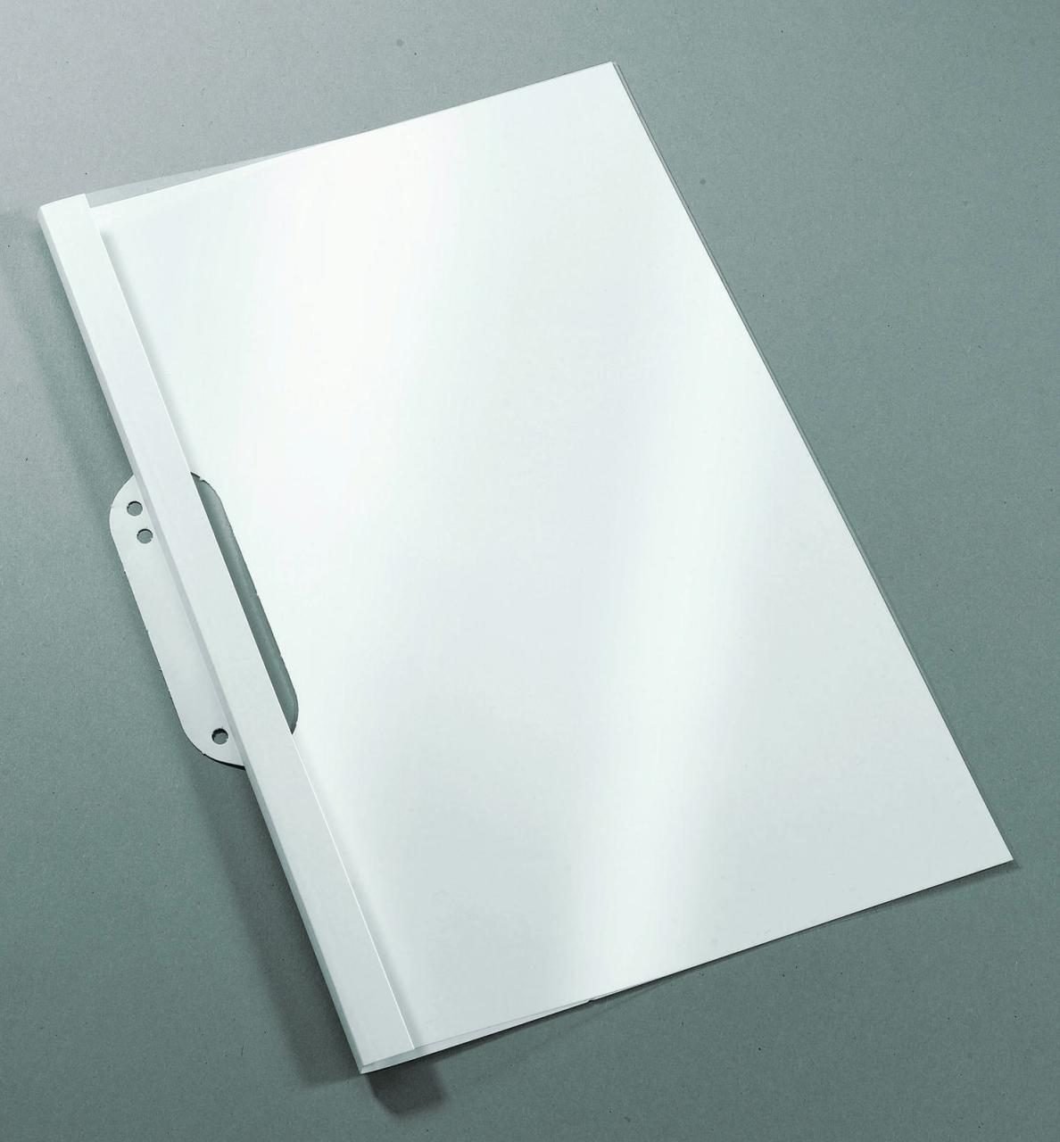 dots Thermo-Bindemappen mit Abheftlasche DIN A4 weiß 2 mm