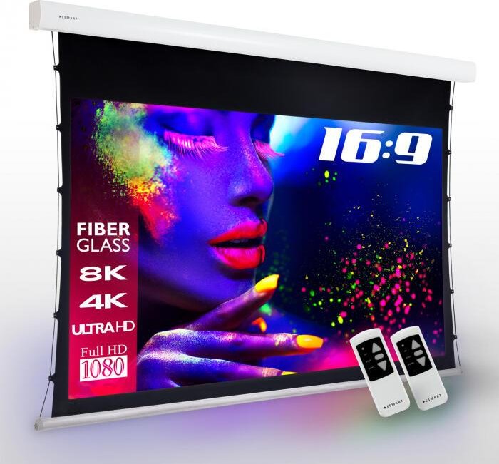 Thumbnail - eSmart Expert XTS Tension Leinwand Grau 332 x 187 cm (150") 16:9