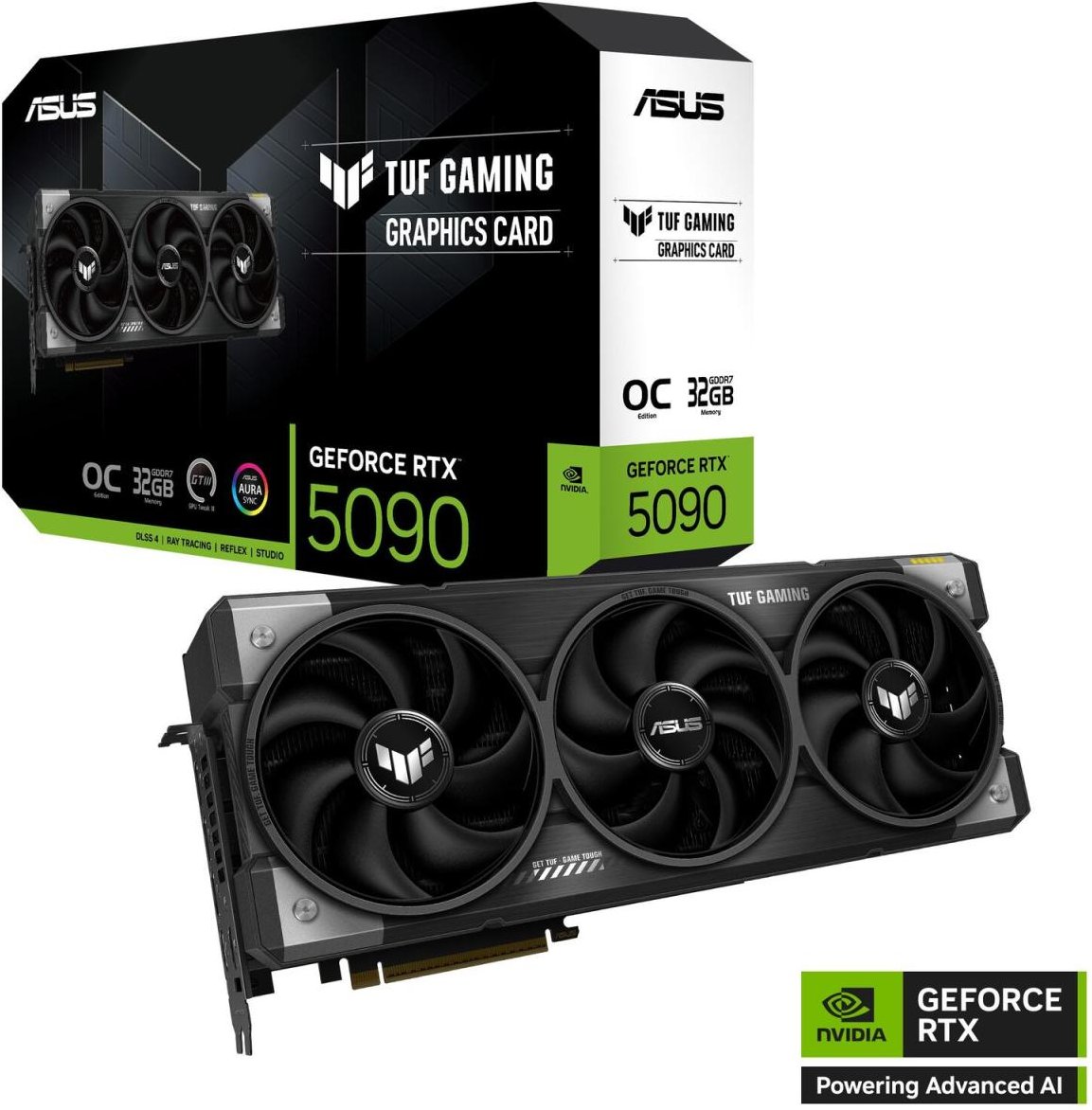 ASUS TUF Gaming GeForce RTX 5090 OC Edition 32GB GDDR7 Gaming Grafikkarte