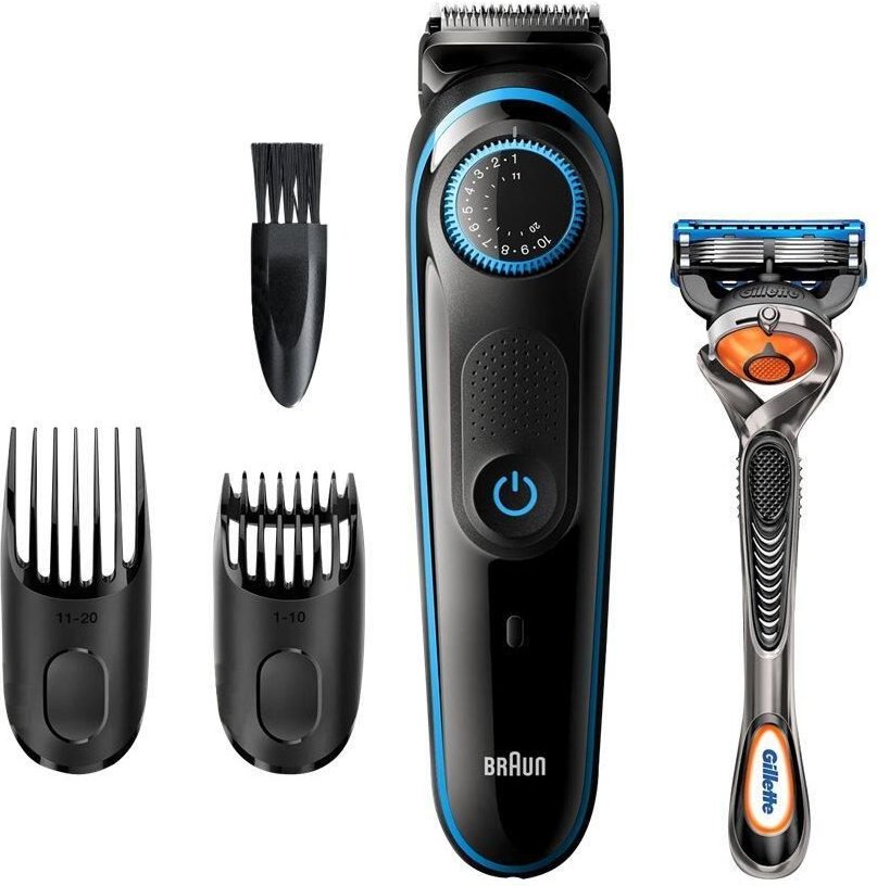 Braun Trimmer BT5240 Beardtrimmer (281931) Blau/Schwarz