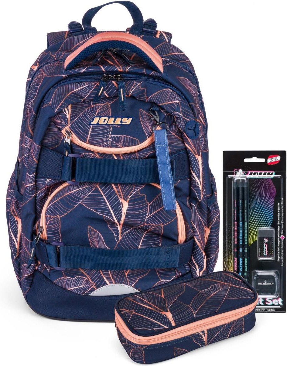 Thumbnail - JOLLY Schulrucksack Next Gen 29,0 x 22,0 x 43,0 cm blau/rosa 28,0 l