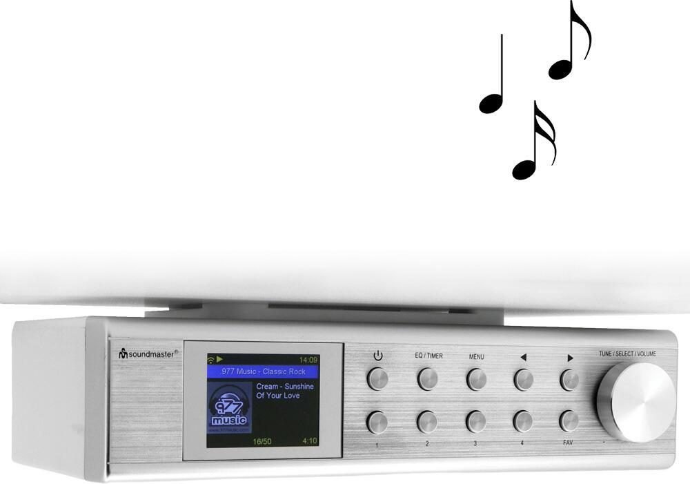 soundmaster IR1500SI Unterbauradio silber