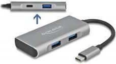 Thumbnail - Delock Externer USB 3.2 Gen 2 USB Type-C™ Hub mit 3 x USB Typ-A und 1 x USB Type-C™