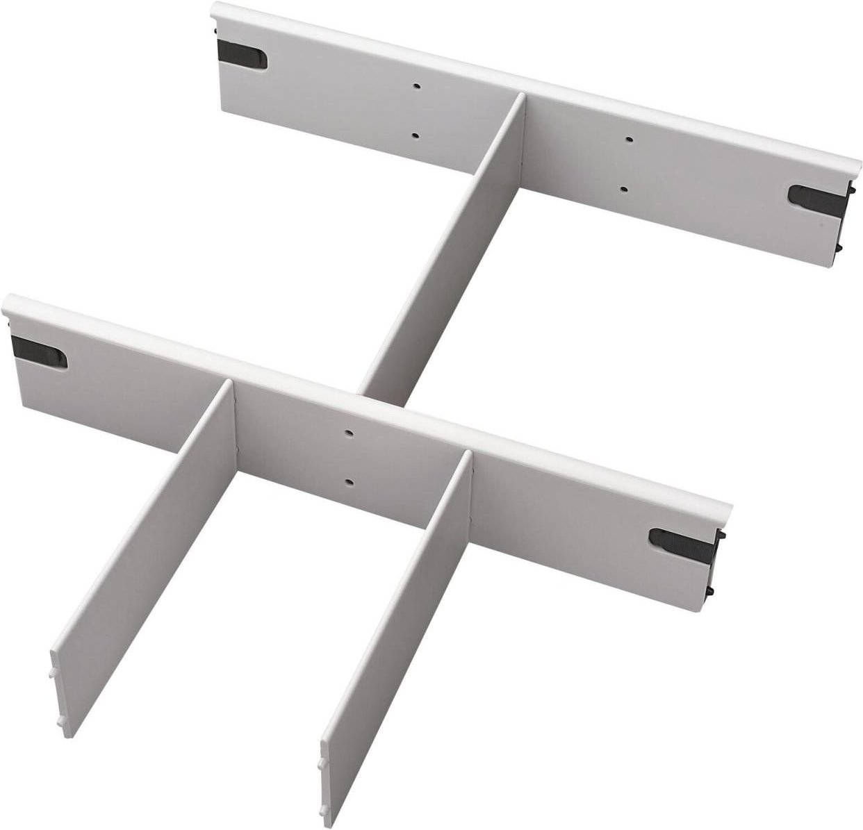 HAMMERBACHER Trennsteg Kunststoff lichtgrau