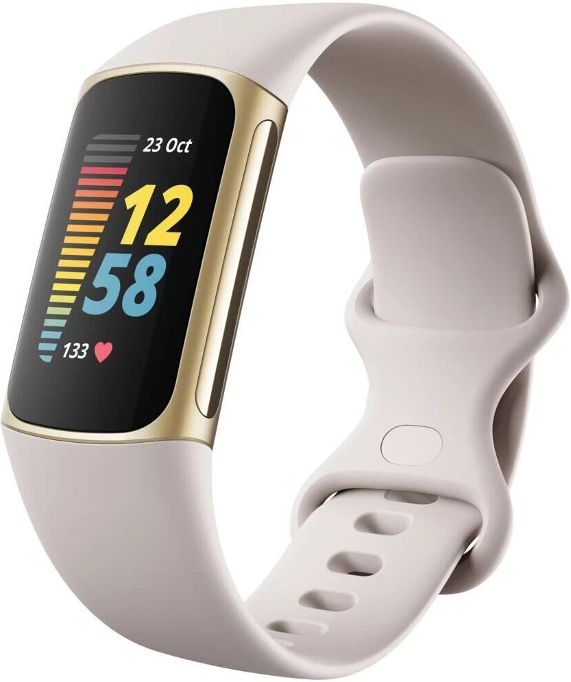 Thumbnail - Fitbit Charge 5 Fitness Tracker, Weiß/Gold