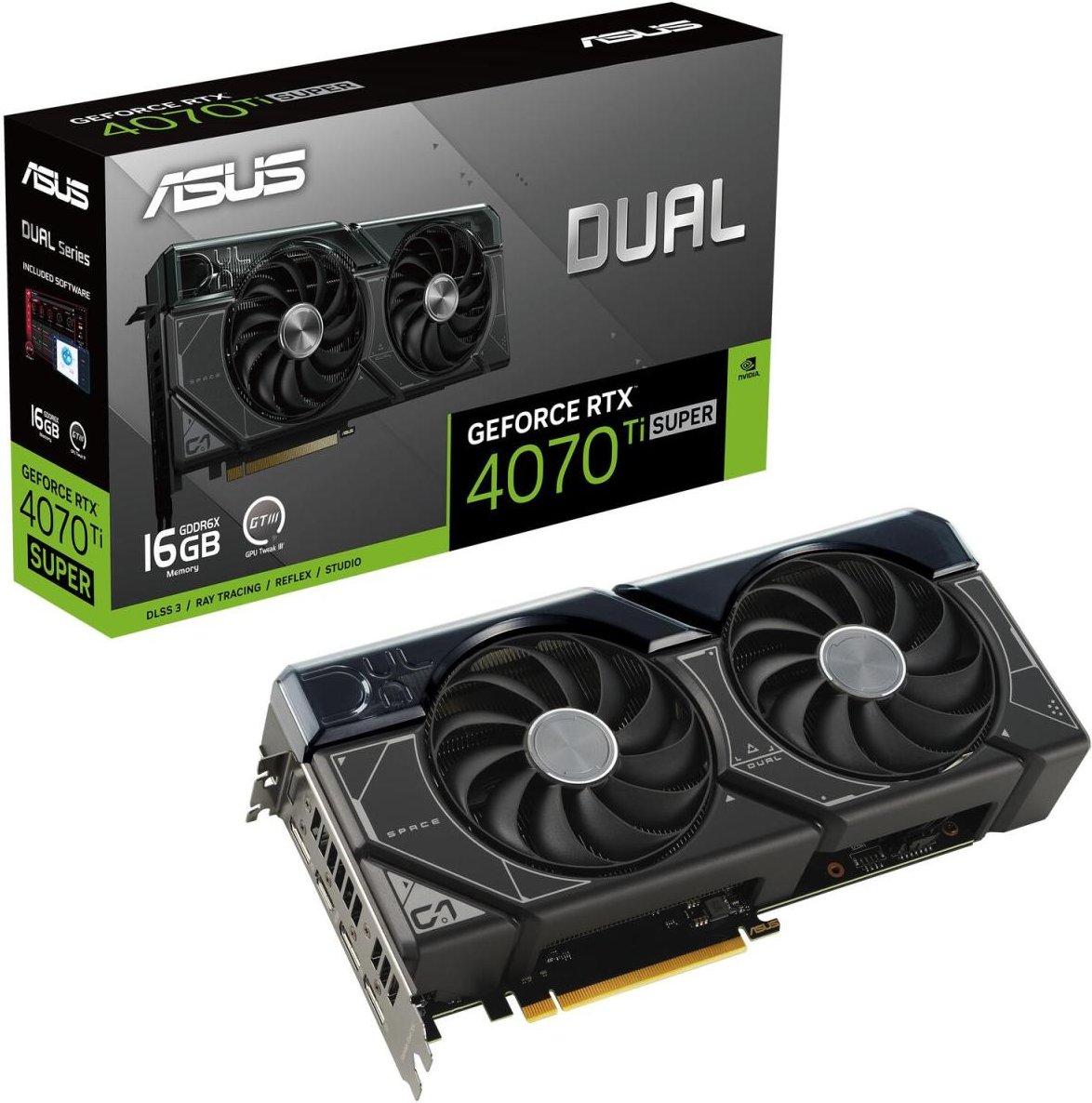 ASUS Dual GeForce RTX 4070 Ti SUPER 16GB GDDR6X