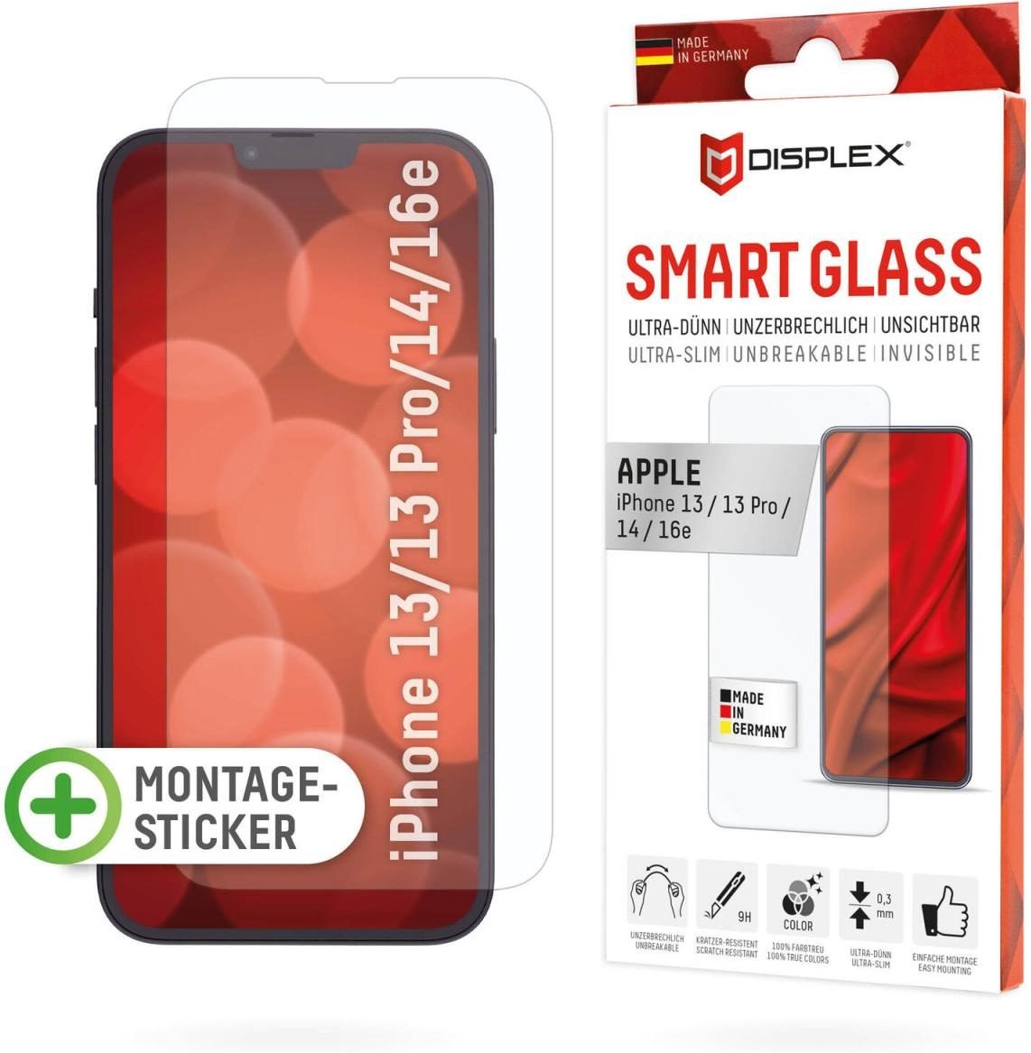 Thumbnail - DISPLEX Smart Glass Apple iPhone 13/13 Pro/14/16e