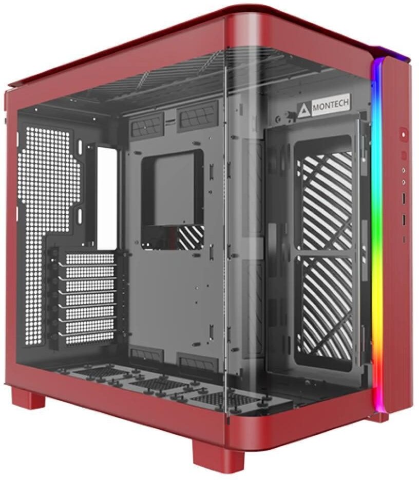 Montech PC Gehäuse King 95 Mid-Tower Rot