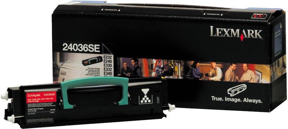 Lexmark Original Toner Standard Variante - E23x schwarz 2.500 Seiten (24036SE)