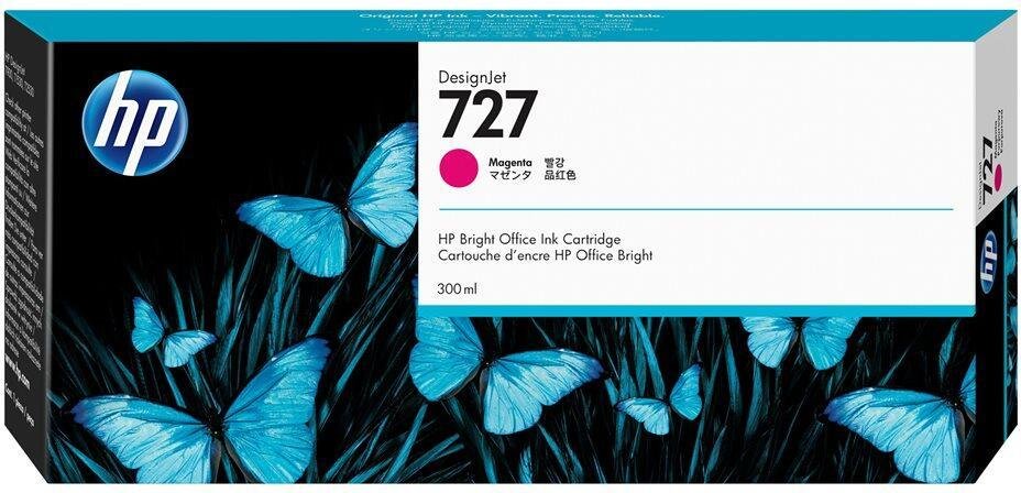 HP Original 727 Druckerpatrone - magenta (F9J77A)