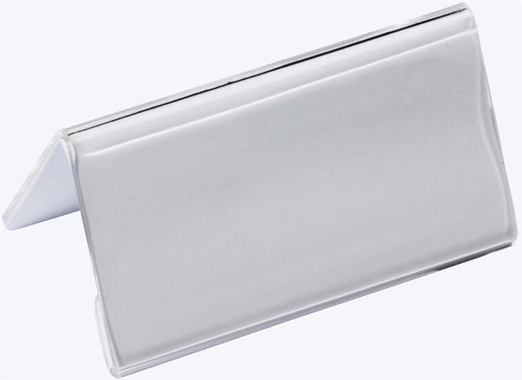 Thumbnail - DURABLE Tischnamensschilder transparent 10 cm x 5.2 cm