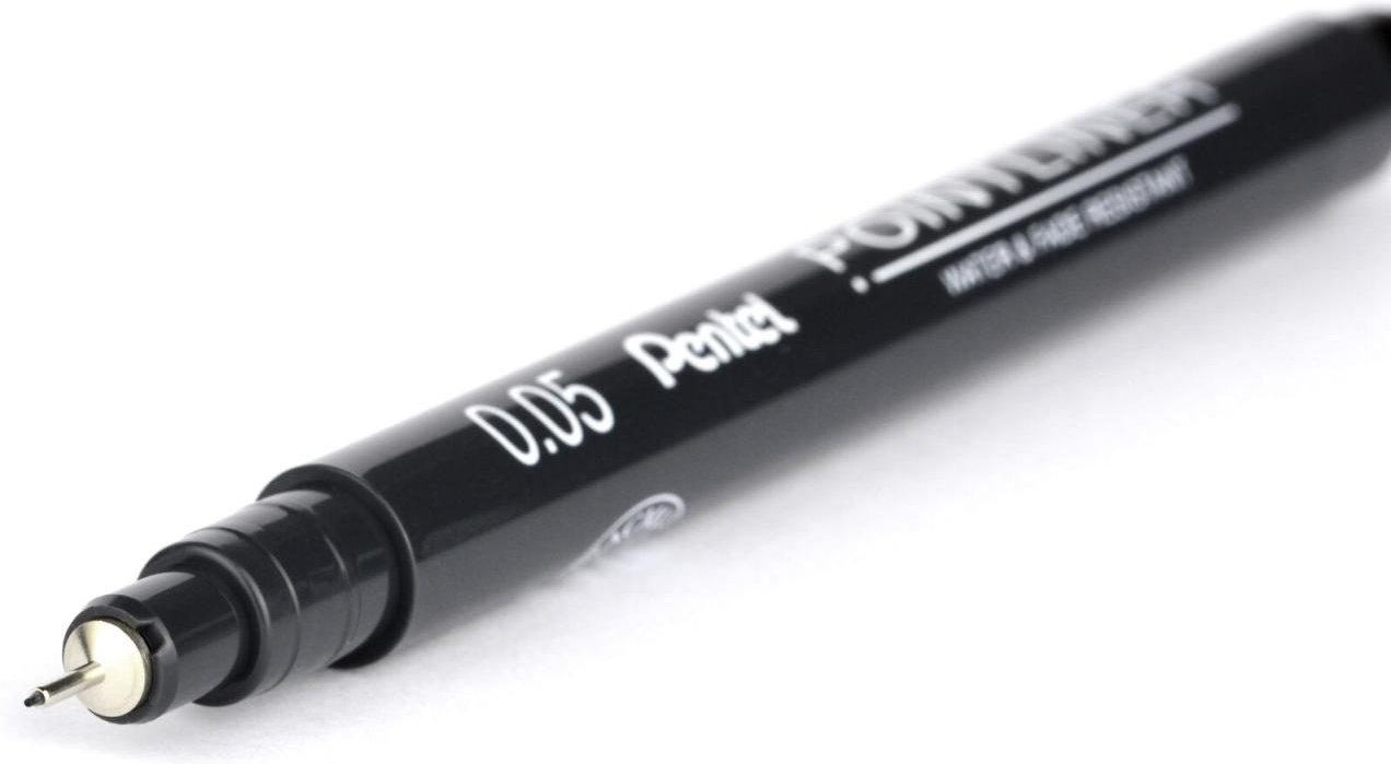 Pentel Pointliner Fineliner 0.05 mm Schwarz