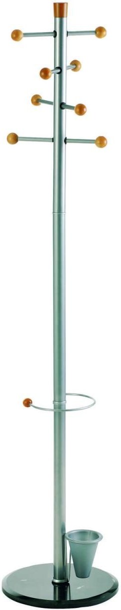 ALCO Kleiderständer Modell II silber 38,0 x 175,0 cm 8 Haken