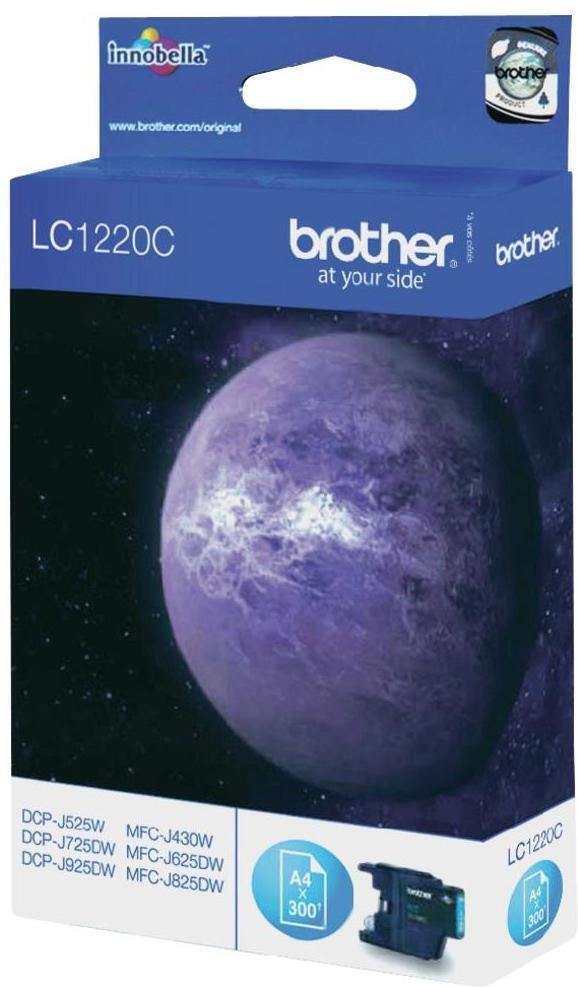 Brother Original LC-1220C Druckerpatrone cyan 300 Seiten (LC1220C)