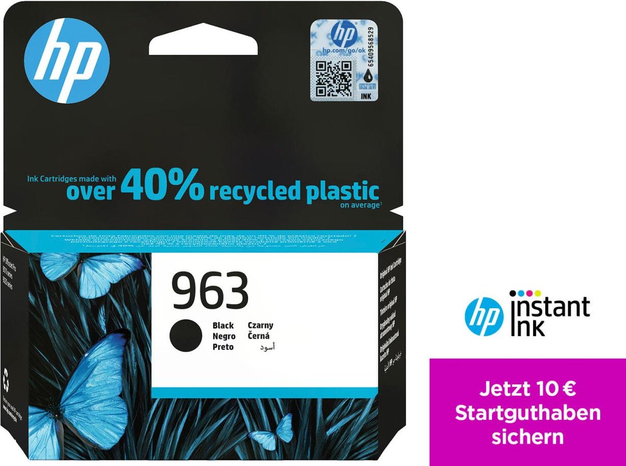 HP Original 963 Druckerpatrone - schwarz (3JA26AE)