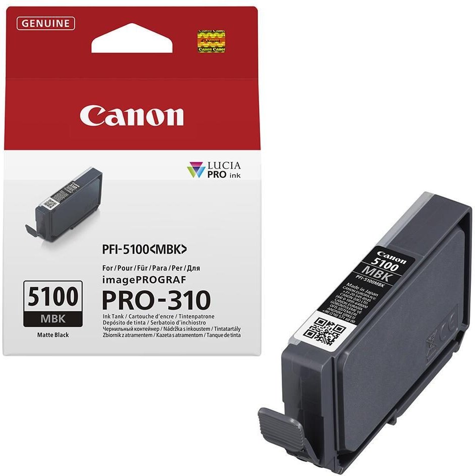 Canon Original PFI-5100 MBK Druckerpatrone - mattschwarz 6951C001
