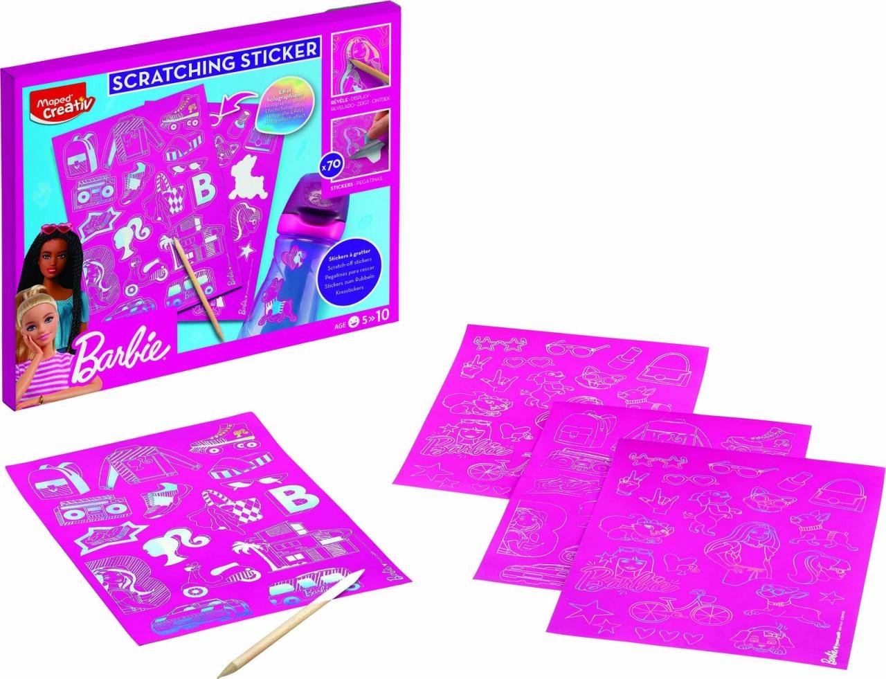 Thumbnail - maped Kratzbild Barbie