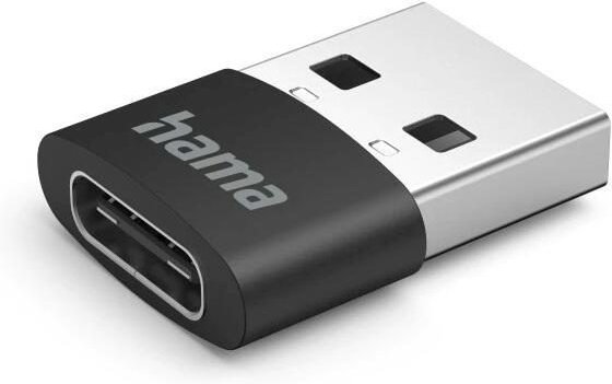 Hama Adapter 00201532 USB-C Buchse auf USB-A Stecker 3er Pack Schwarz