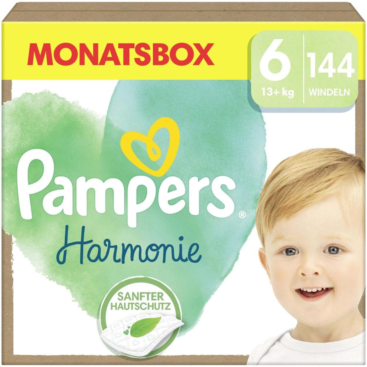 Pampers® Windeln Harmonie Größe 6 144ST für Kids und Teens (4-12 Jahre)