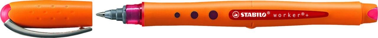 STABILO worker®+ Tintenroller 0.3 mm Rot